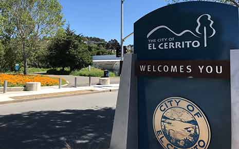 el cerrito, ca welcome sign